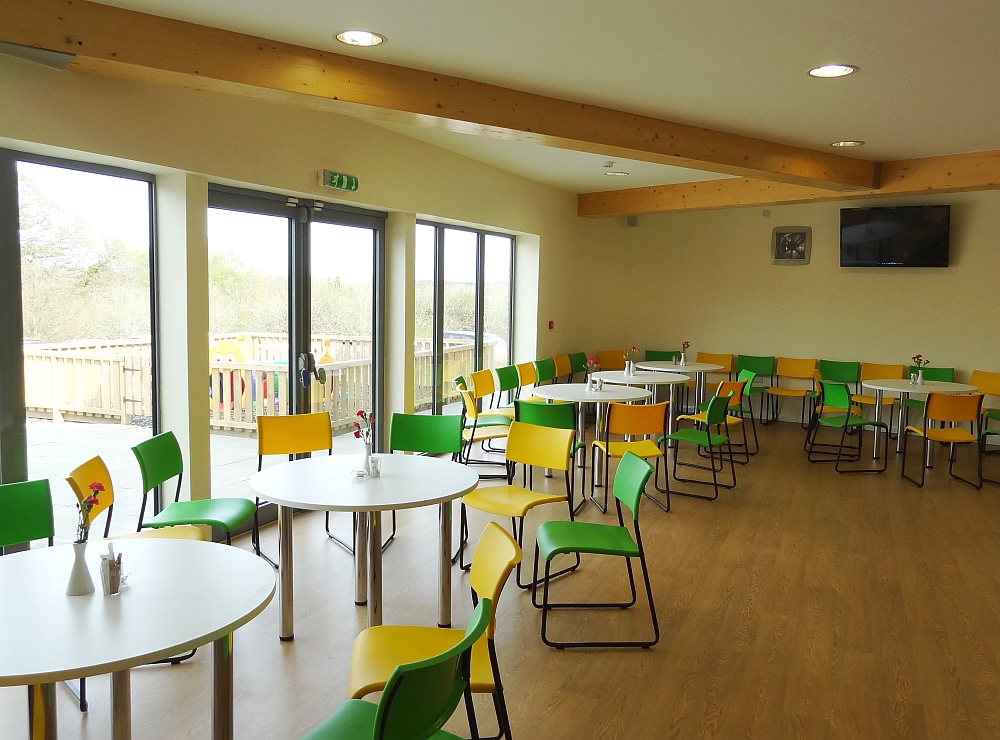 Community centre and church - interior coffee lounge