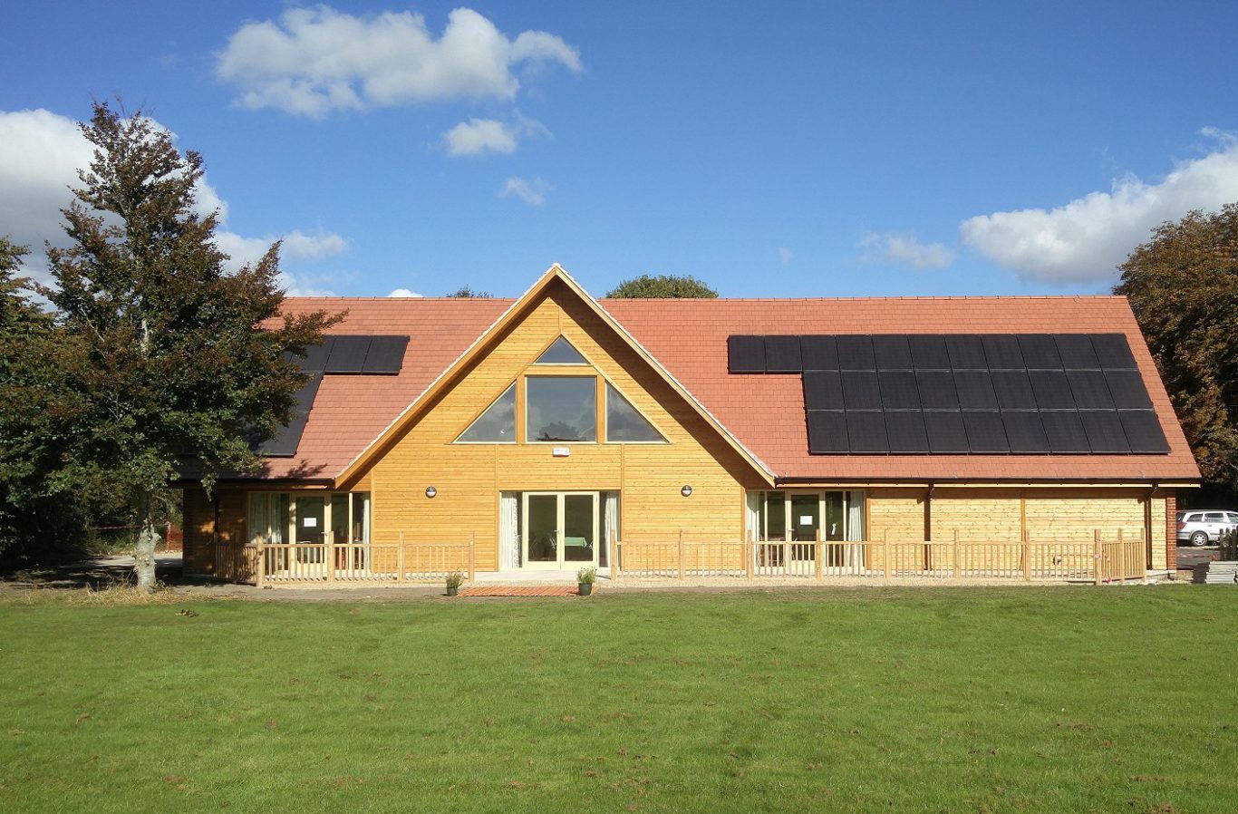 External view of Letcombe Regis Village Hall, Oxfordshire