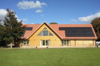 External view of Letcombe Regis Village Hall, Oxfordshire