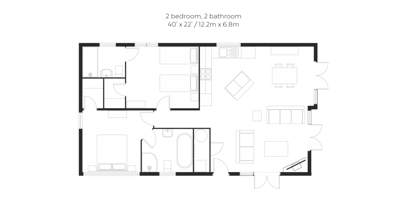 Glade 2 bed 2 bath