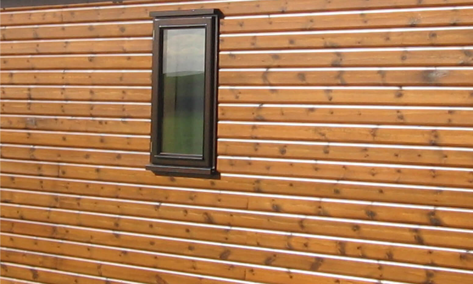 Pine cladding