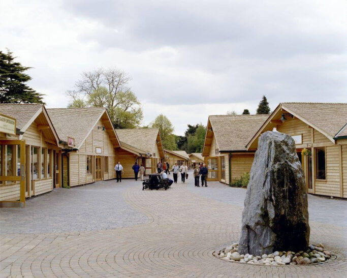 Trentham Gardens Retail Units and Visitor Centre PinelogPinelog